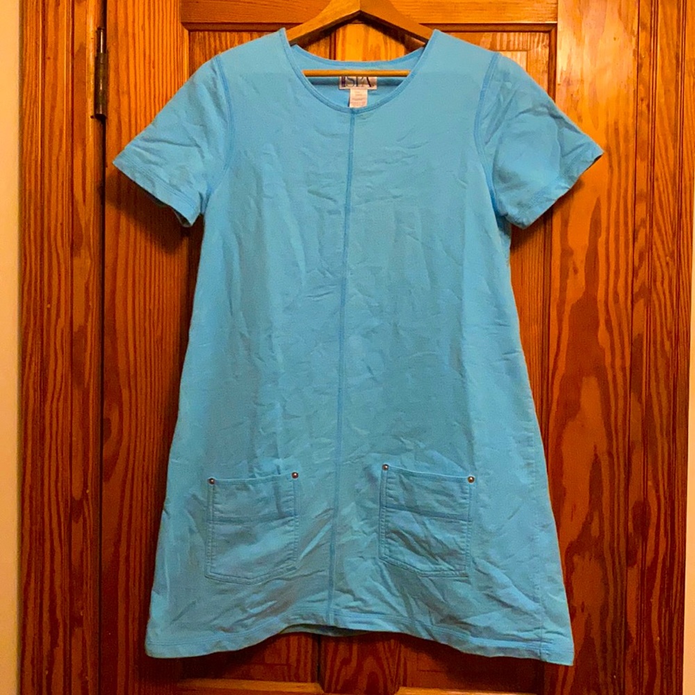 Turquoise Spa Delicates dress/coverup, size small. - Picture 1 of 3